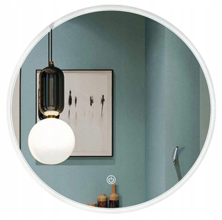 Kúpeľňové zrkadlo - Nástenné zrkadlo s LED vypínačom Galakor 80 cm